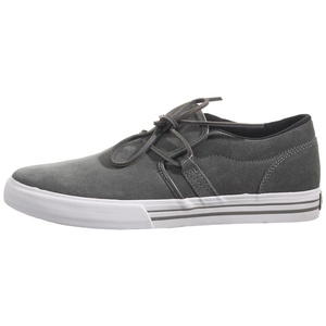 Baskets Basses Supra Cuban Grise Grey Suede Homme | KMS-99057516